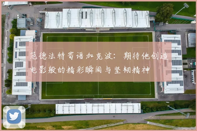 范德法特寄语加克波：期待他创造电影般的精彩瞬间与坚韧精神